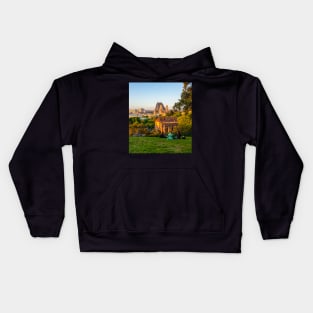 View of Sydney Harbour from Observatory Hill, Sydney, NSW, Australia Kids Hoodie